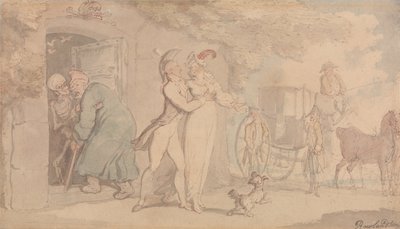 Le mausolée - Thomas Rowlandson